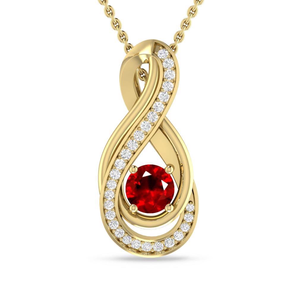 Yellow Gold - Ruby