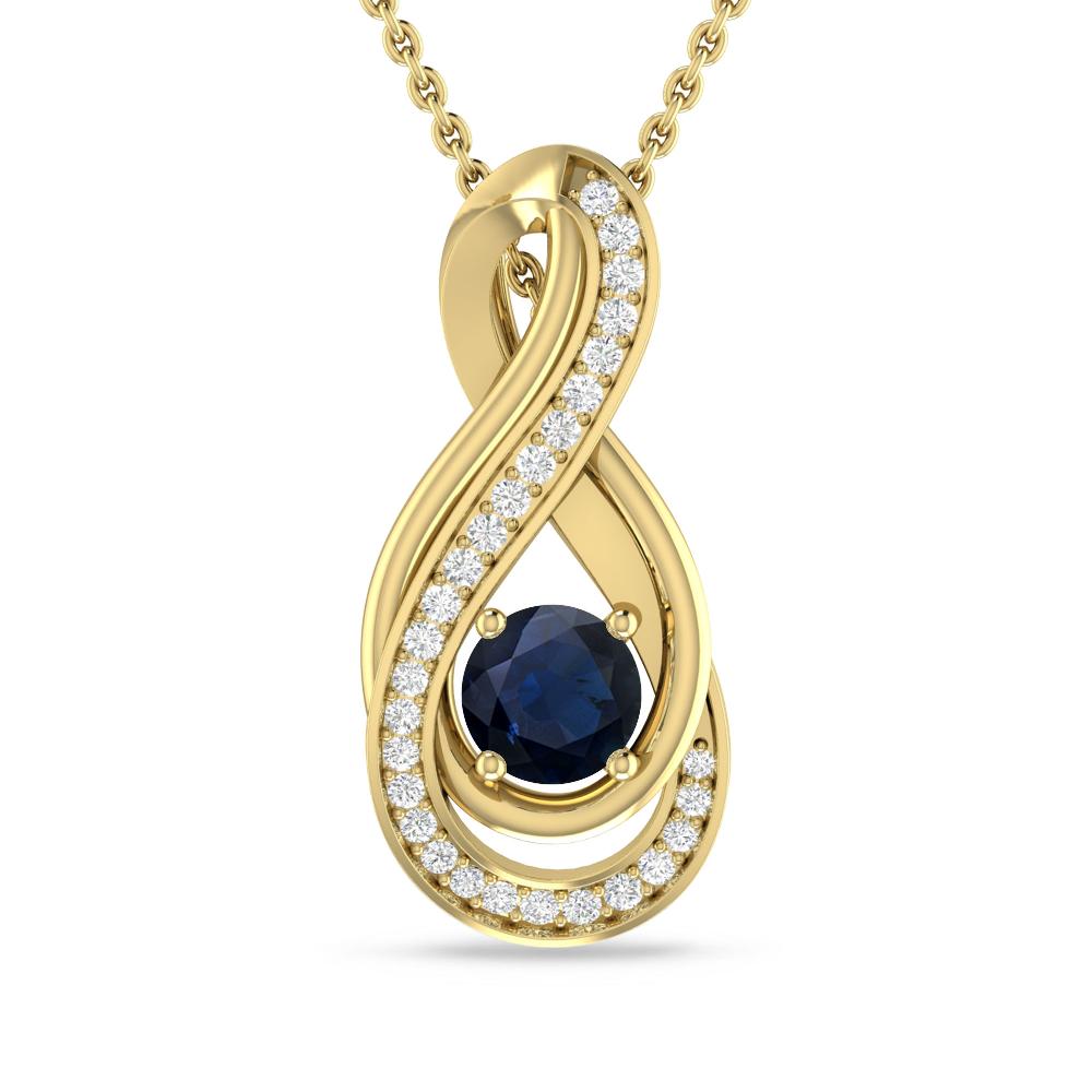 Yellow Gold - Sapphire