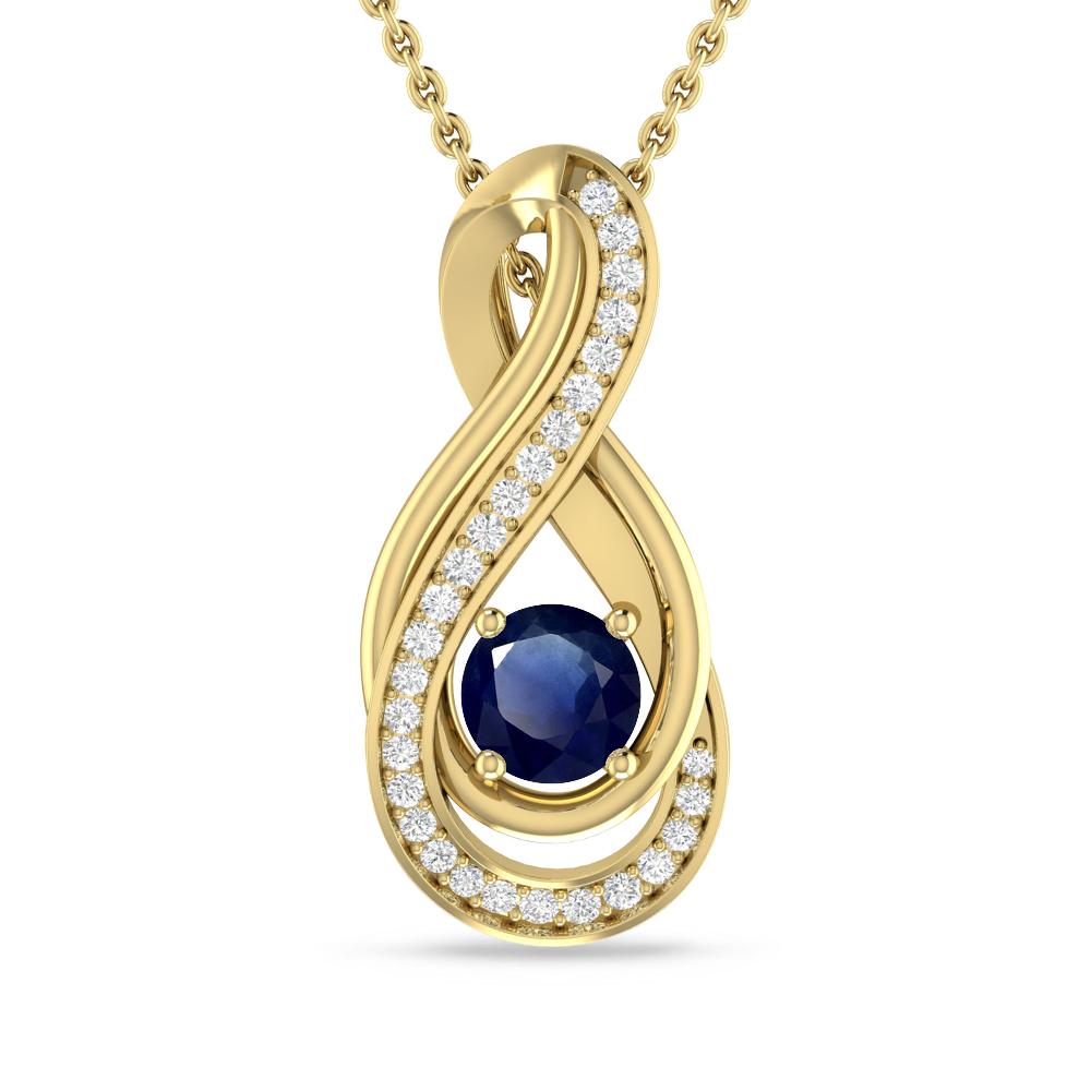 Yellow Gold - Sapphire