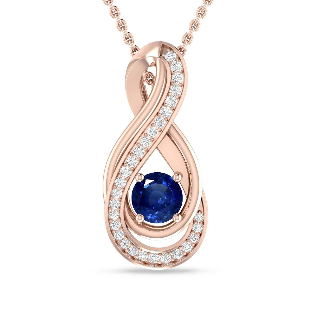 Rose Gold - Sapphire