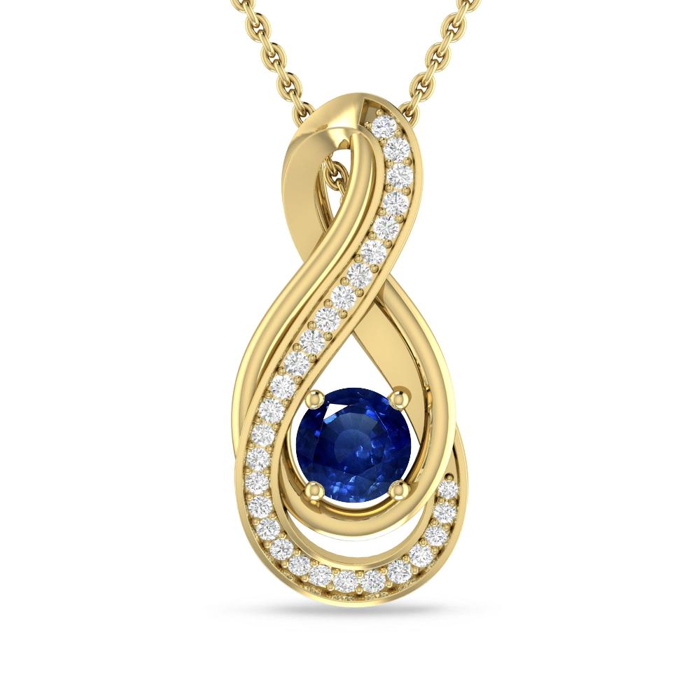 Yellow Gold - Sapphire