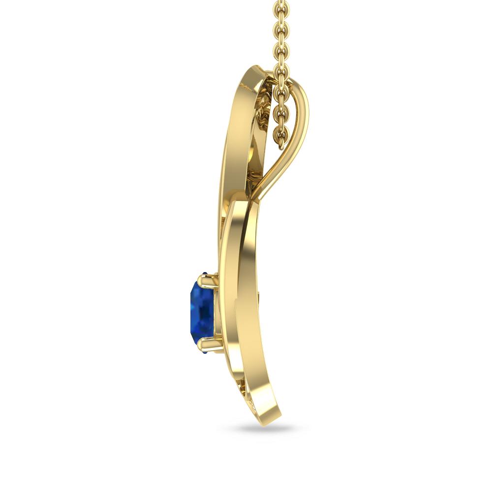 Yellow Gold - Sapphire