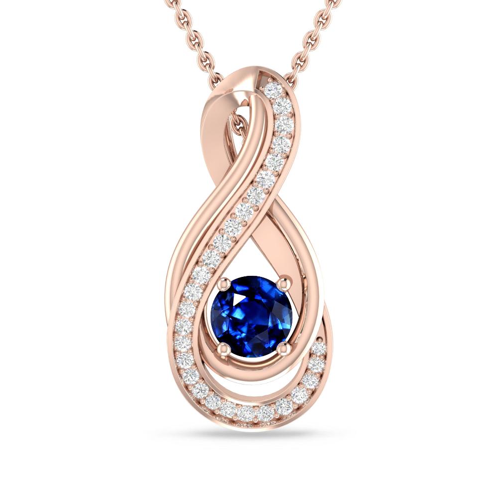 Rose Gold - Sapphire