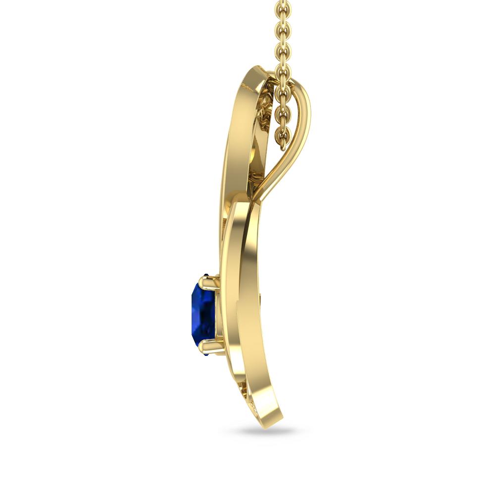 Yellow Gold - Sapphire