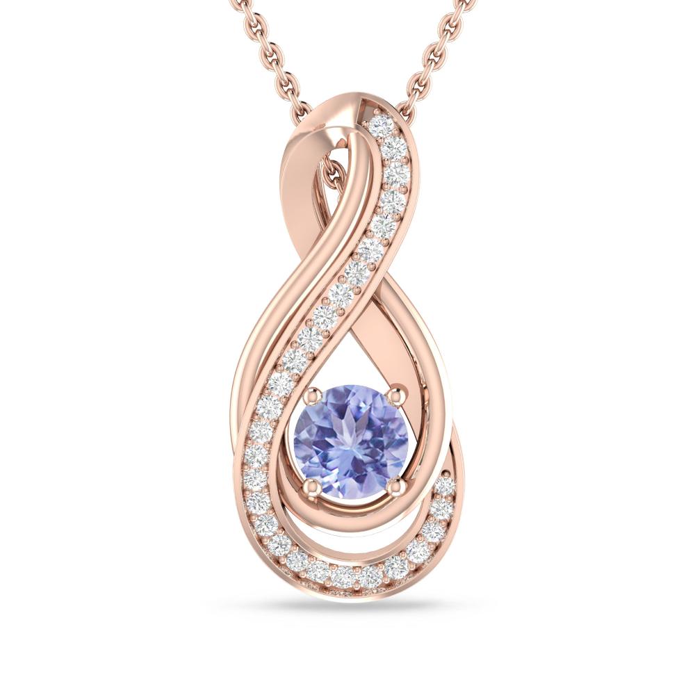 Rose Gold - Tanzanite