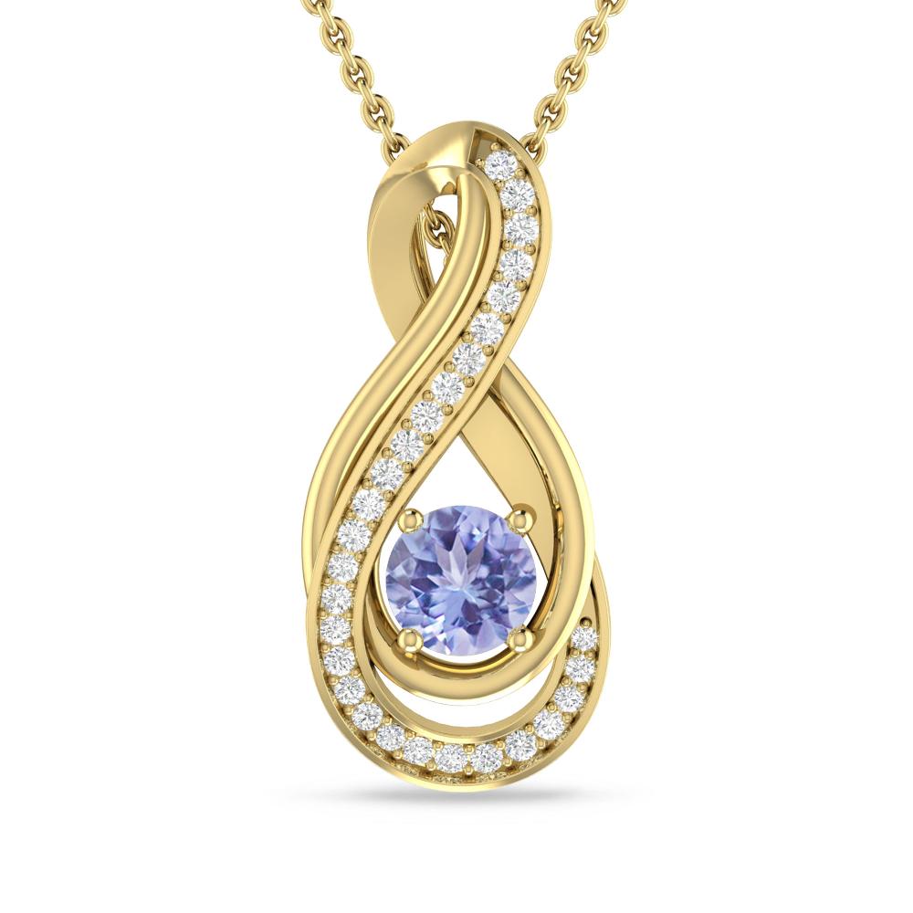 Yellow Gold - Tanzanite