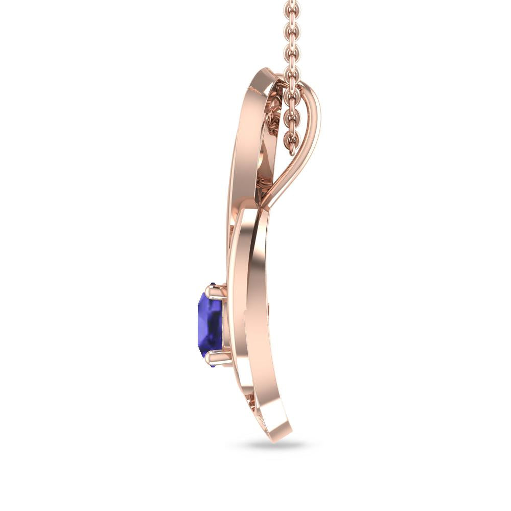 Rose Gold - Tanzanite