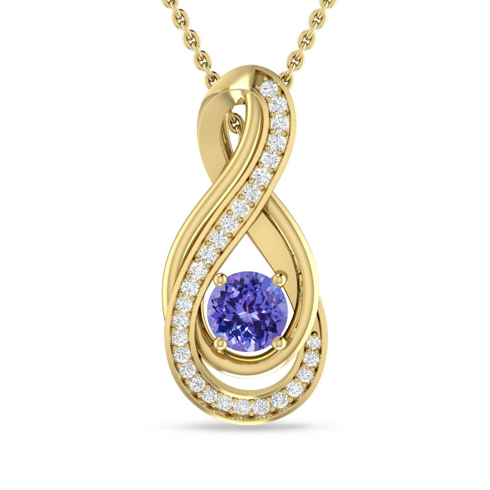 Yellow Gold - Tanzanite