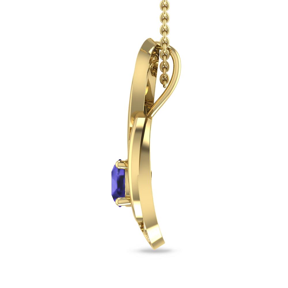 Yellow Gold - Tanzanite