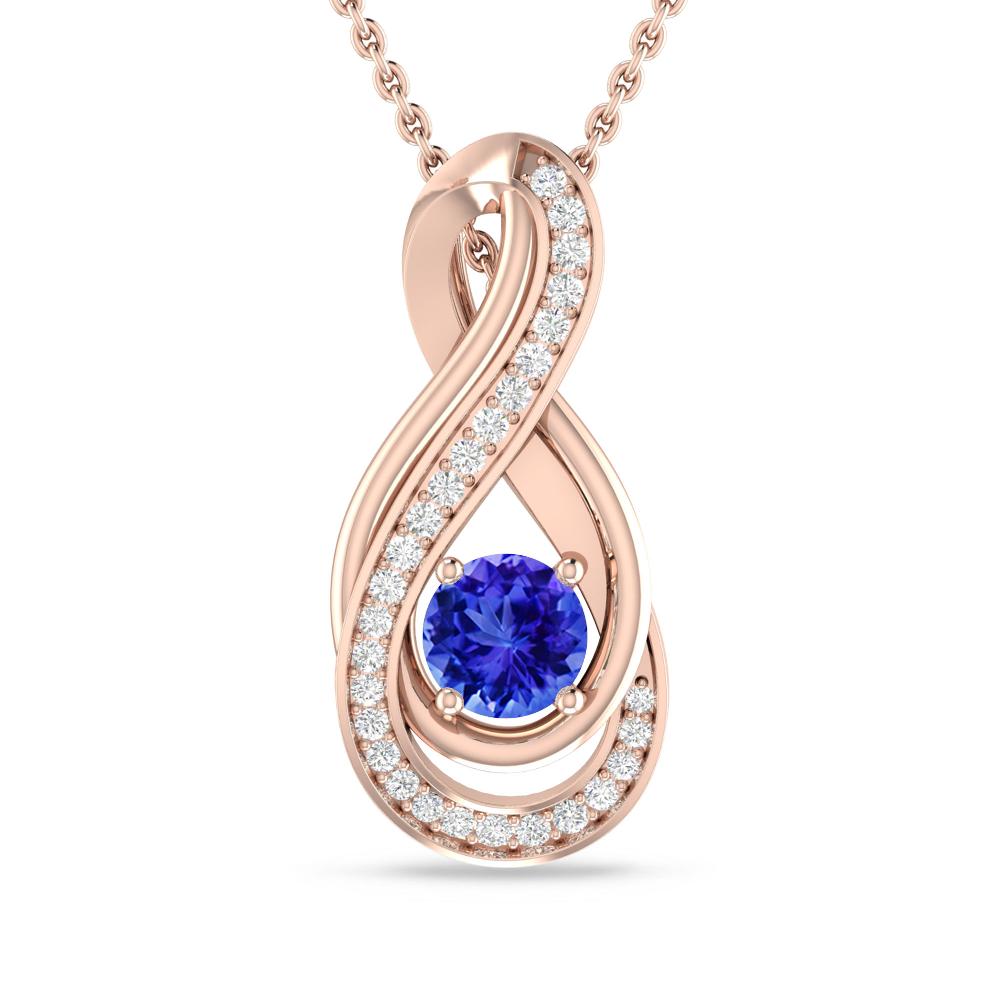 Rose Gold - Tanzanite