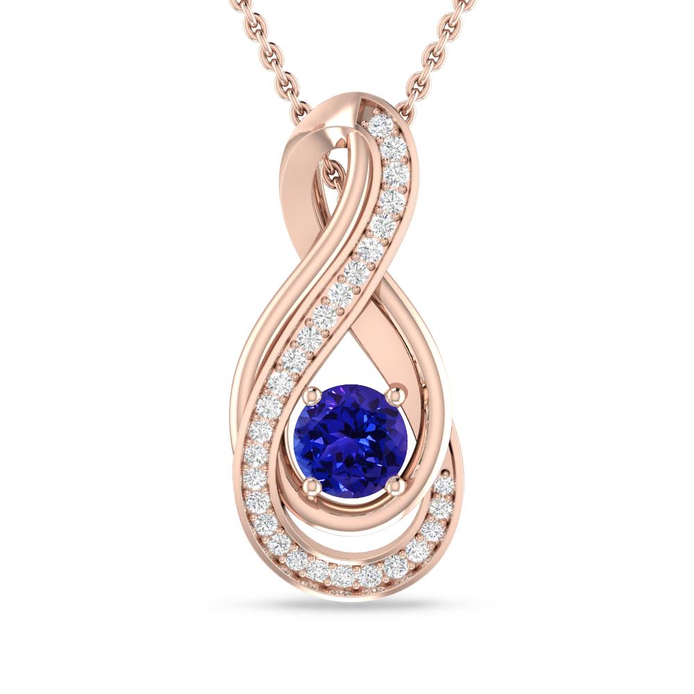 Rose Gold - Tanzanite