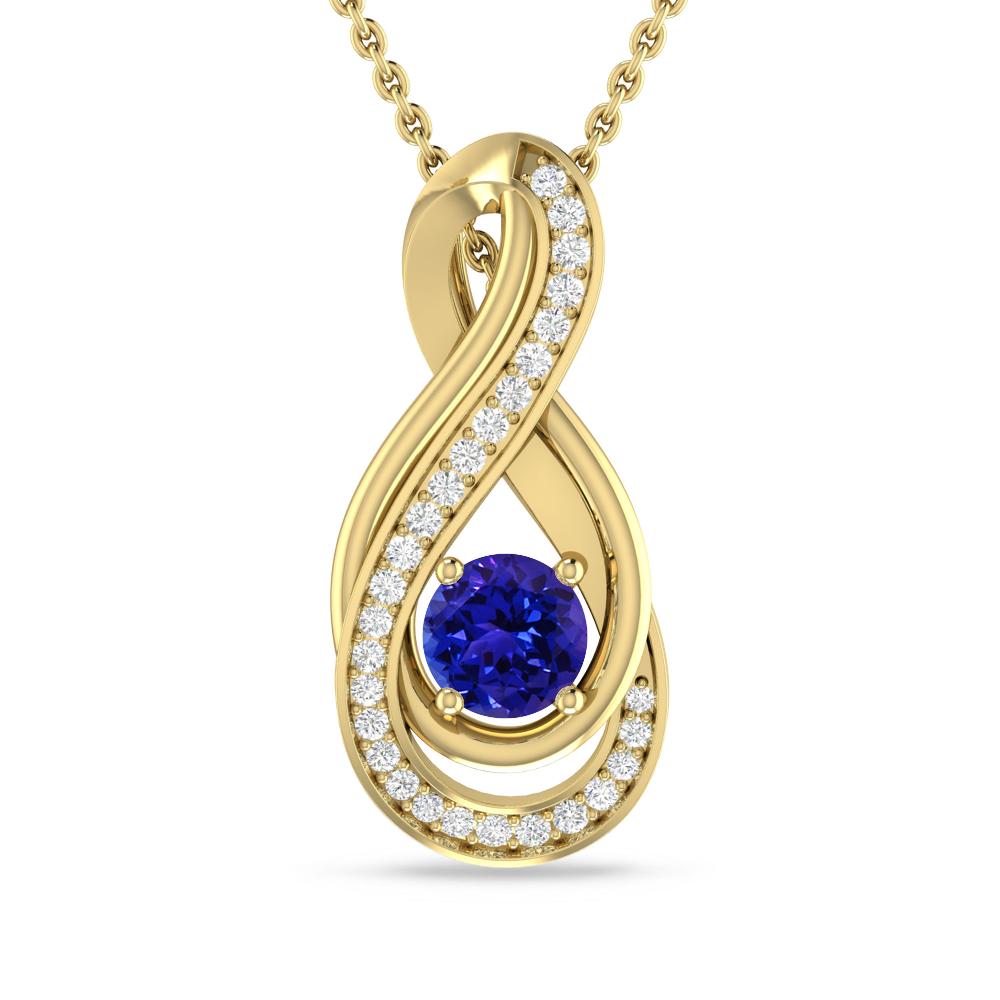 Yellow Gold - Tanzanite