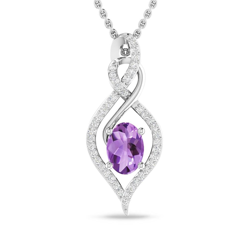 White Gold - Amethyst