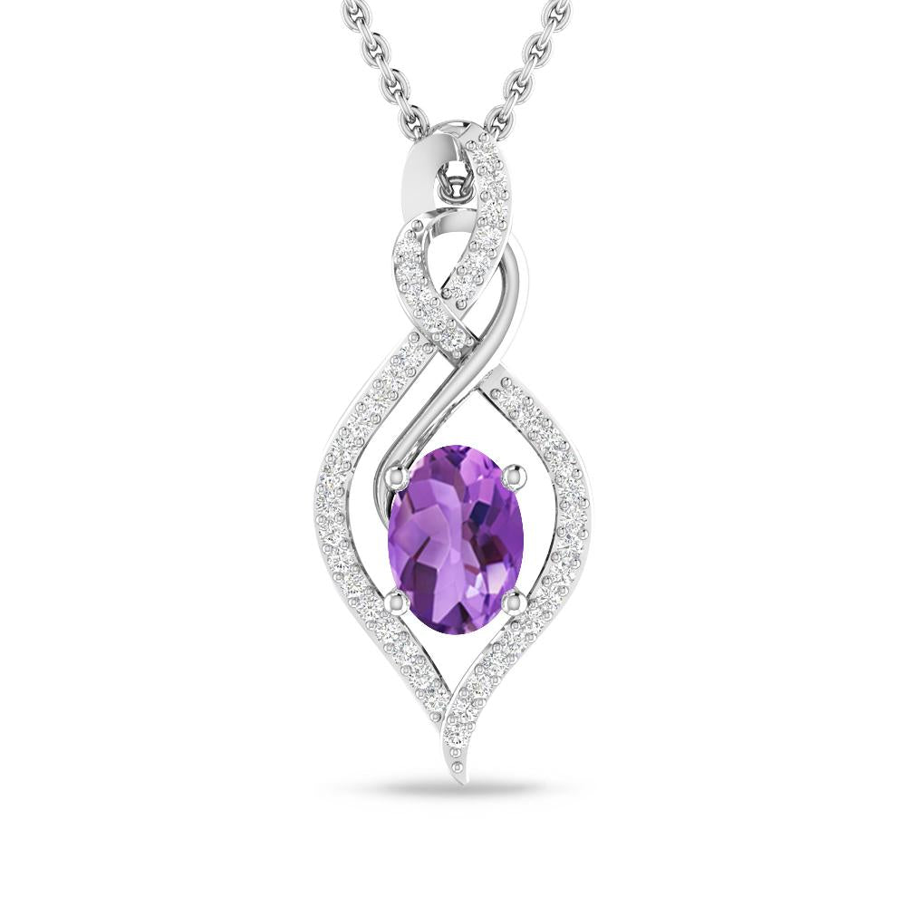 White Gold - Amethyst