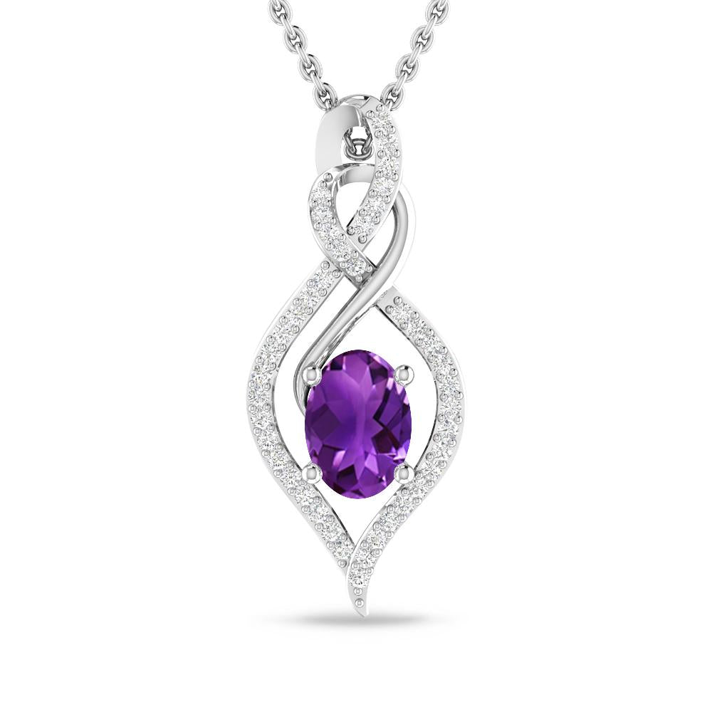 White Gold - Amethyst