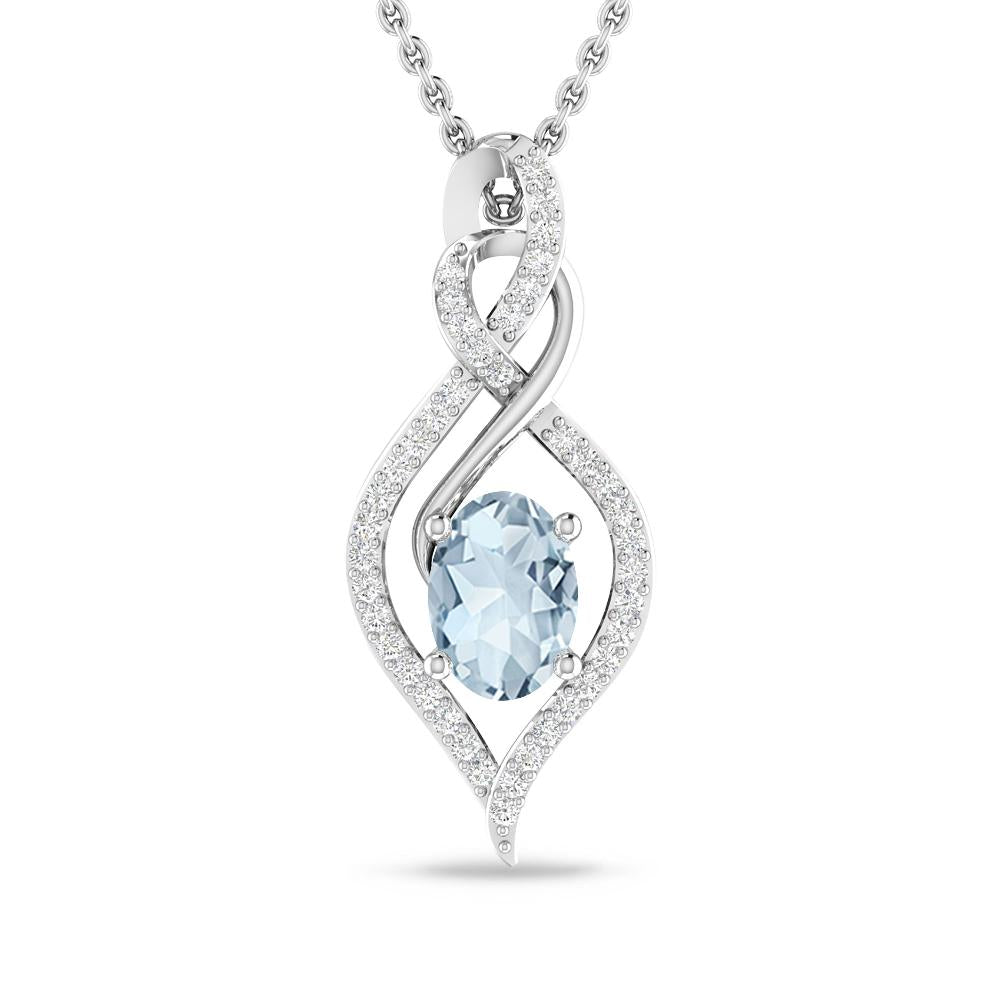 White Gold - Aquamarine