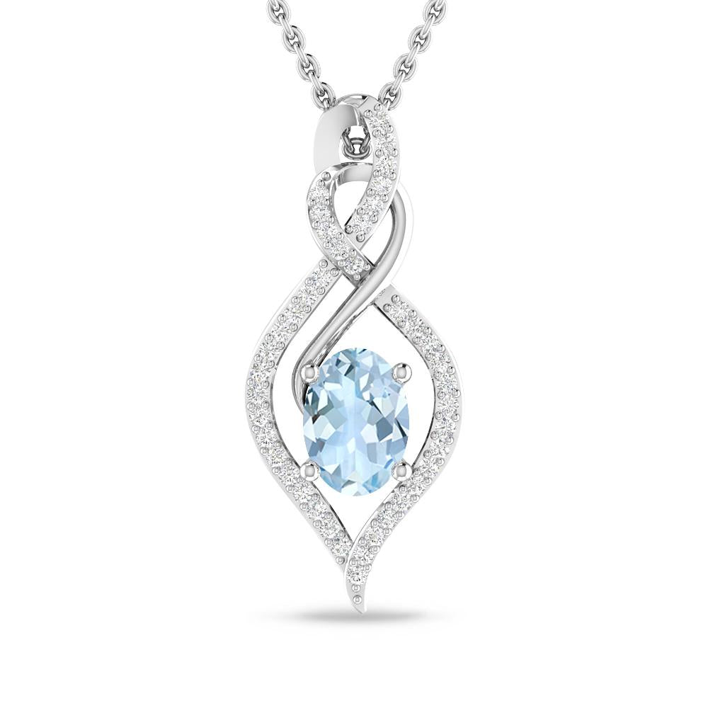 White Gold - Aquamarine