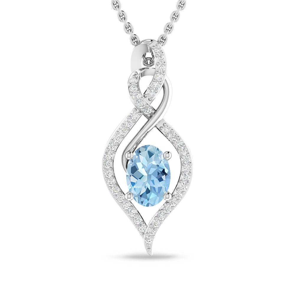 White Gold - Aquamarine