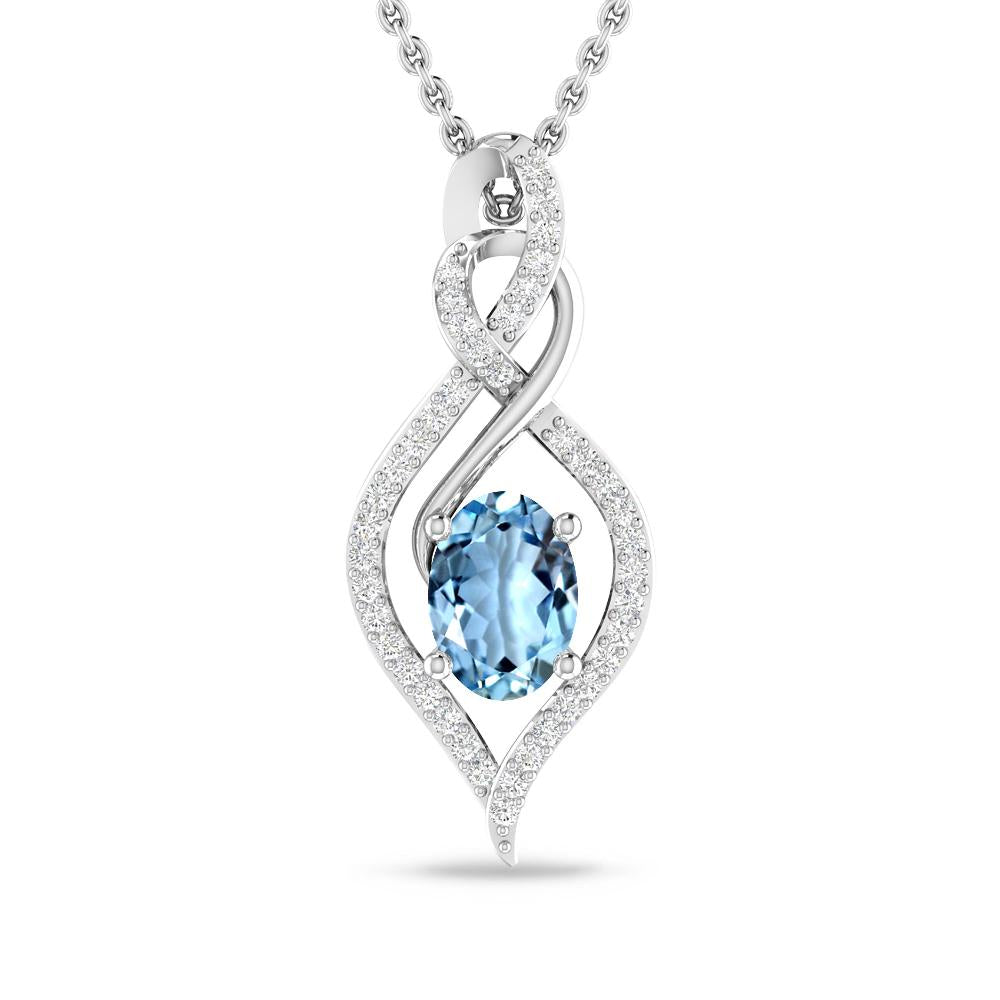 White Gold - Aquamarine