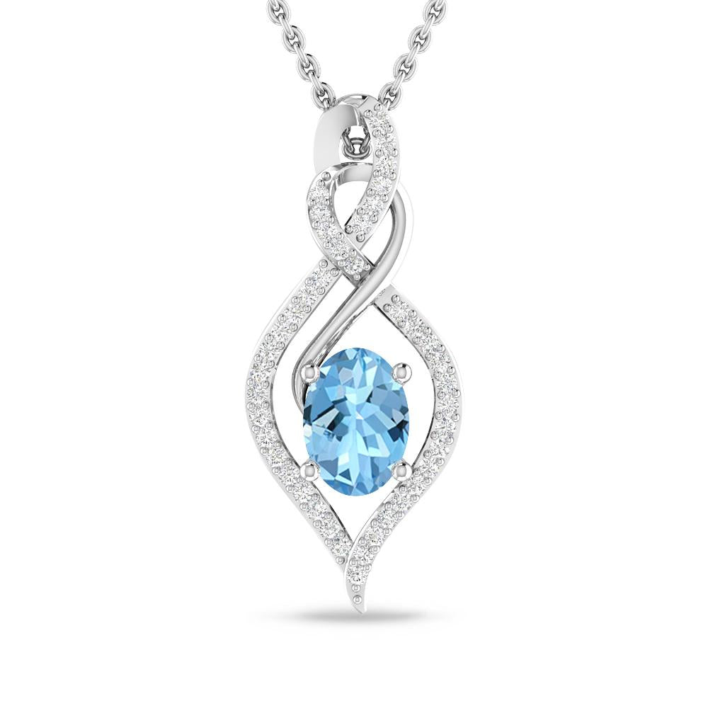 White Gold - Aquamarine