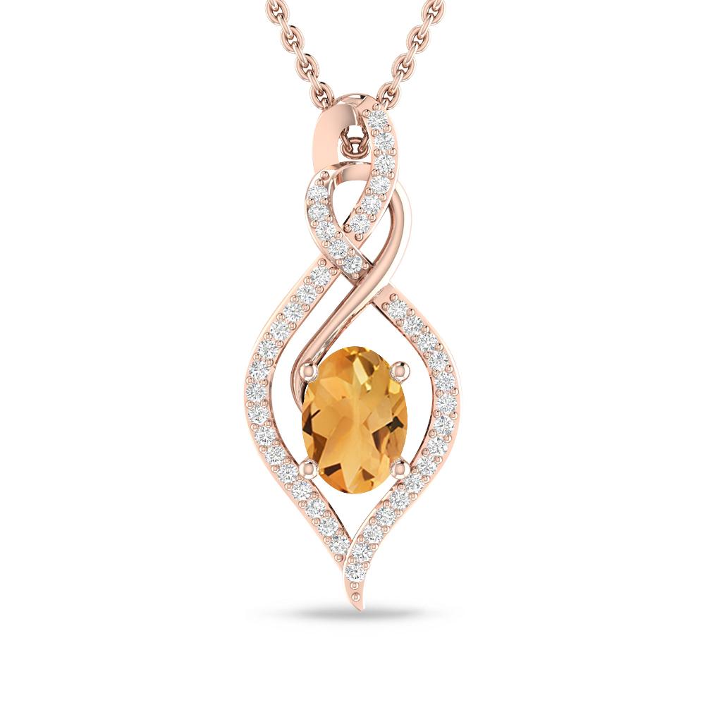 Rose Gold - Citrine