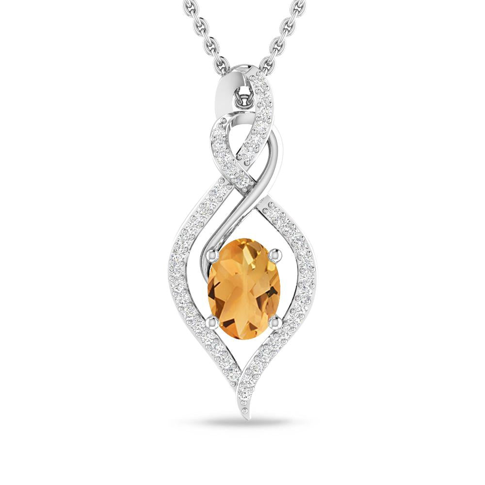 White Gold - Citrine