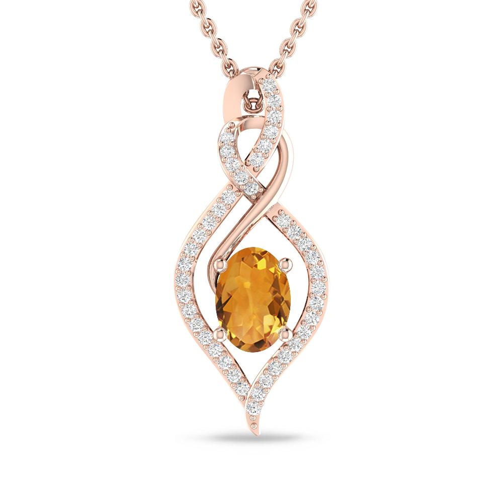 Rose Gold - Citrine