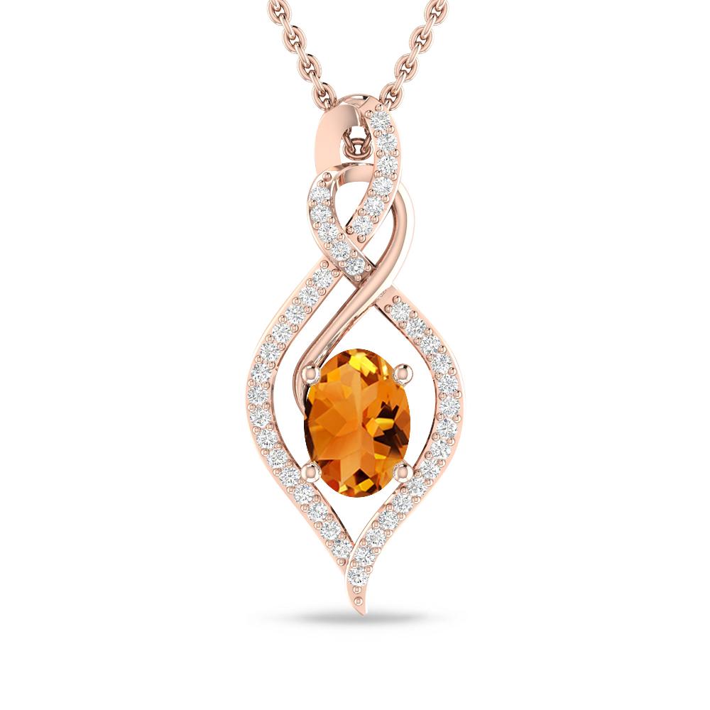 Rose Gold - Citrine