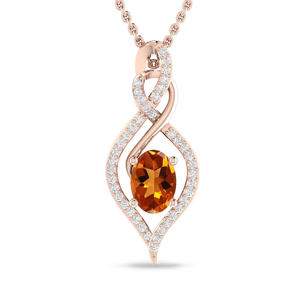 Rose Gold - Citrine