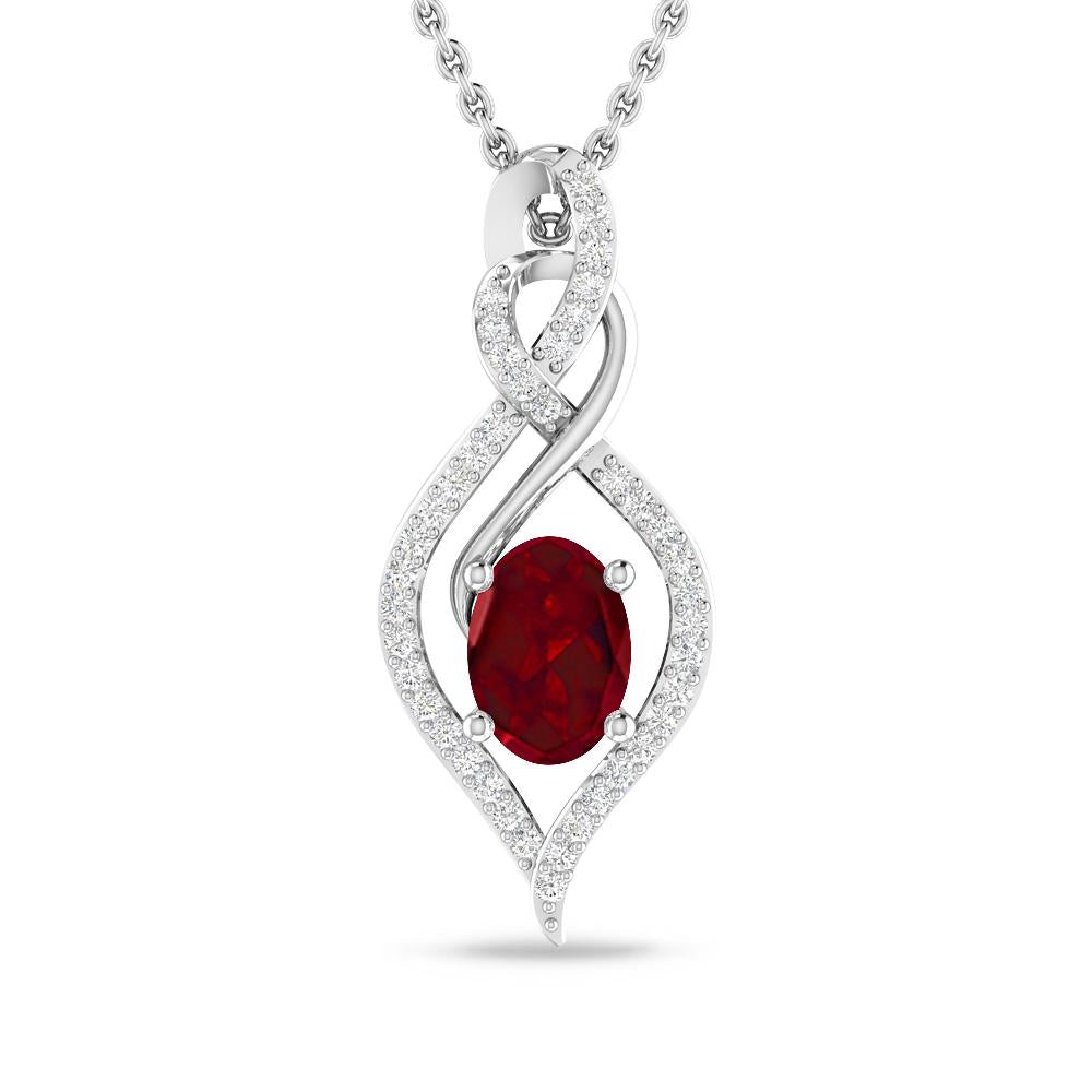 White Gold - Garnet