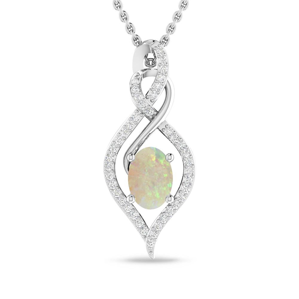 White Gold - Opal