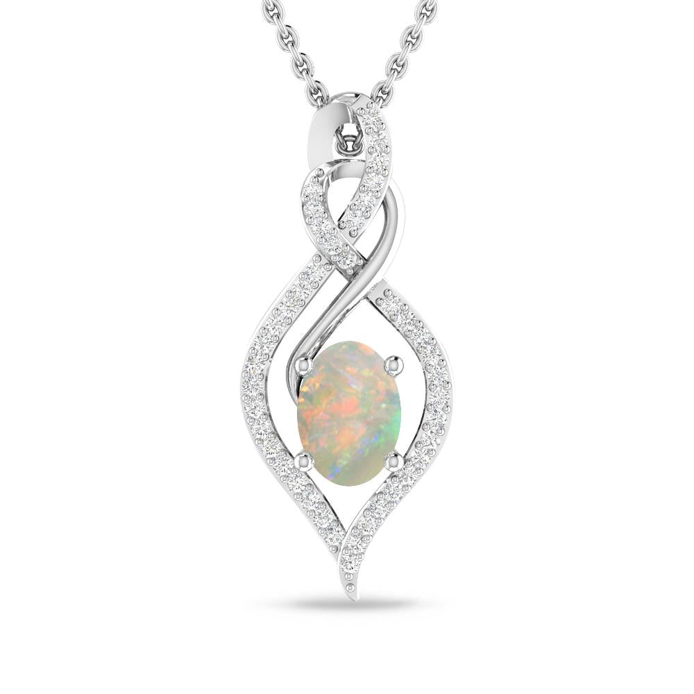 White Gold - Opal