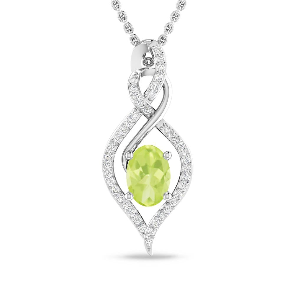 White Gold - Peridot