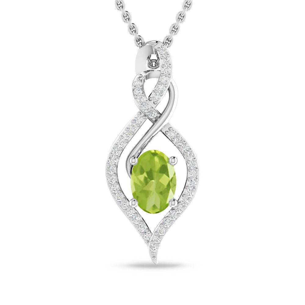 White Gold - Peridot