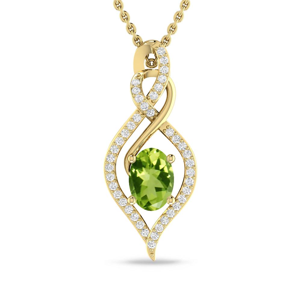 Yellow Gold - Peridot