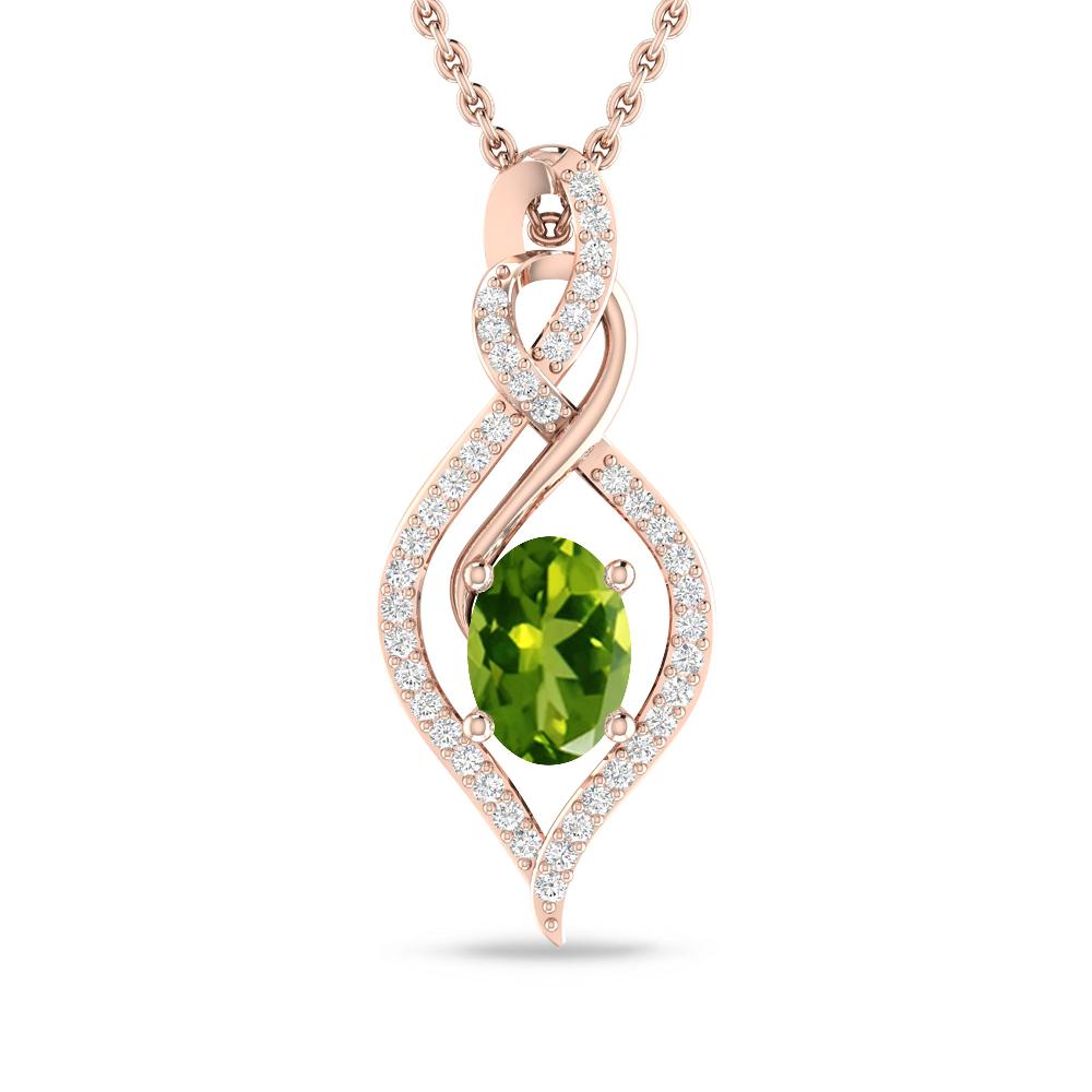 Rose Gold - Peridot