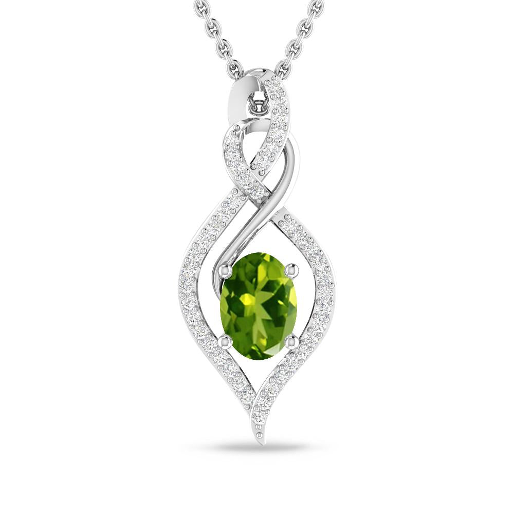 White Gold - Peridot