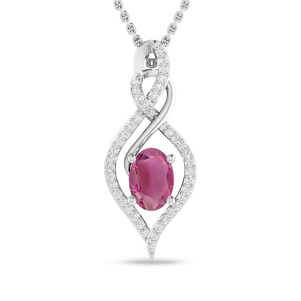 White Gold - Pink Tourmaline