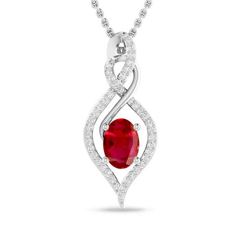 White Gold - Ruby