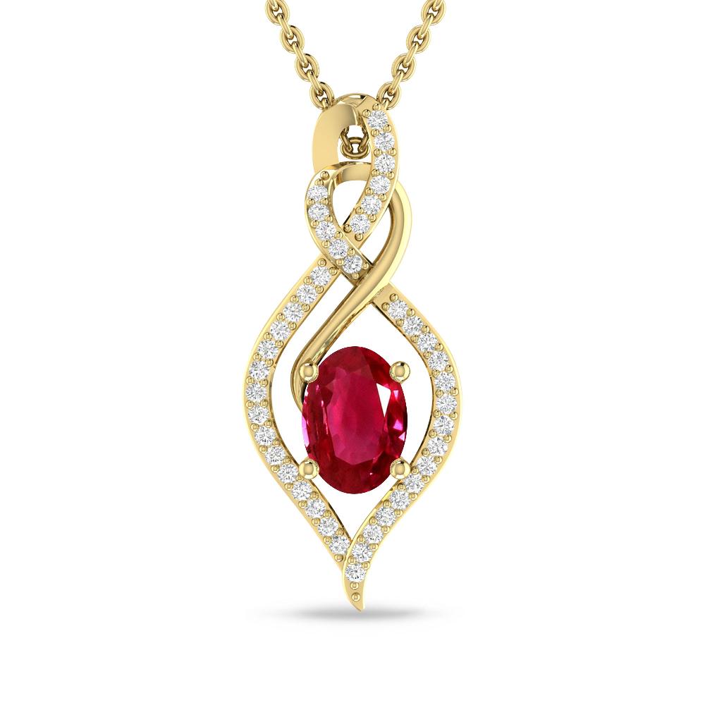 Yellow Gold - Ruby