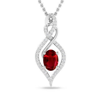 White Gold - Ruby