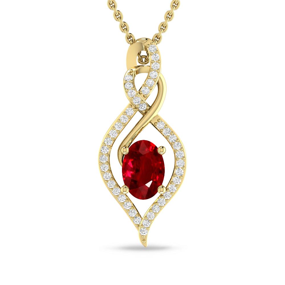 Yellow Gold - Ruby