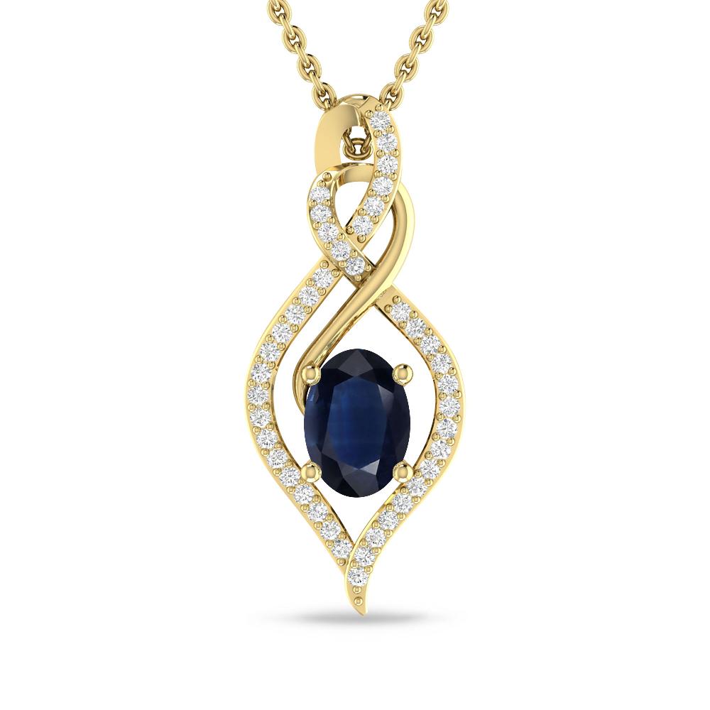 Yellow Gold - Sapphire