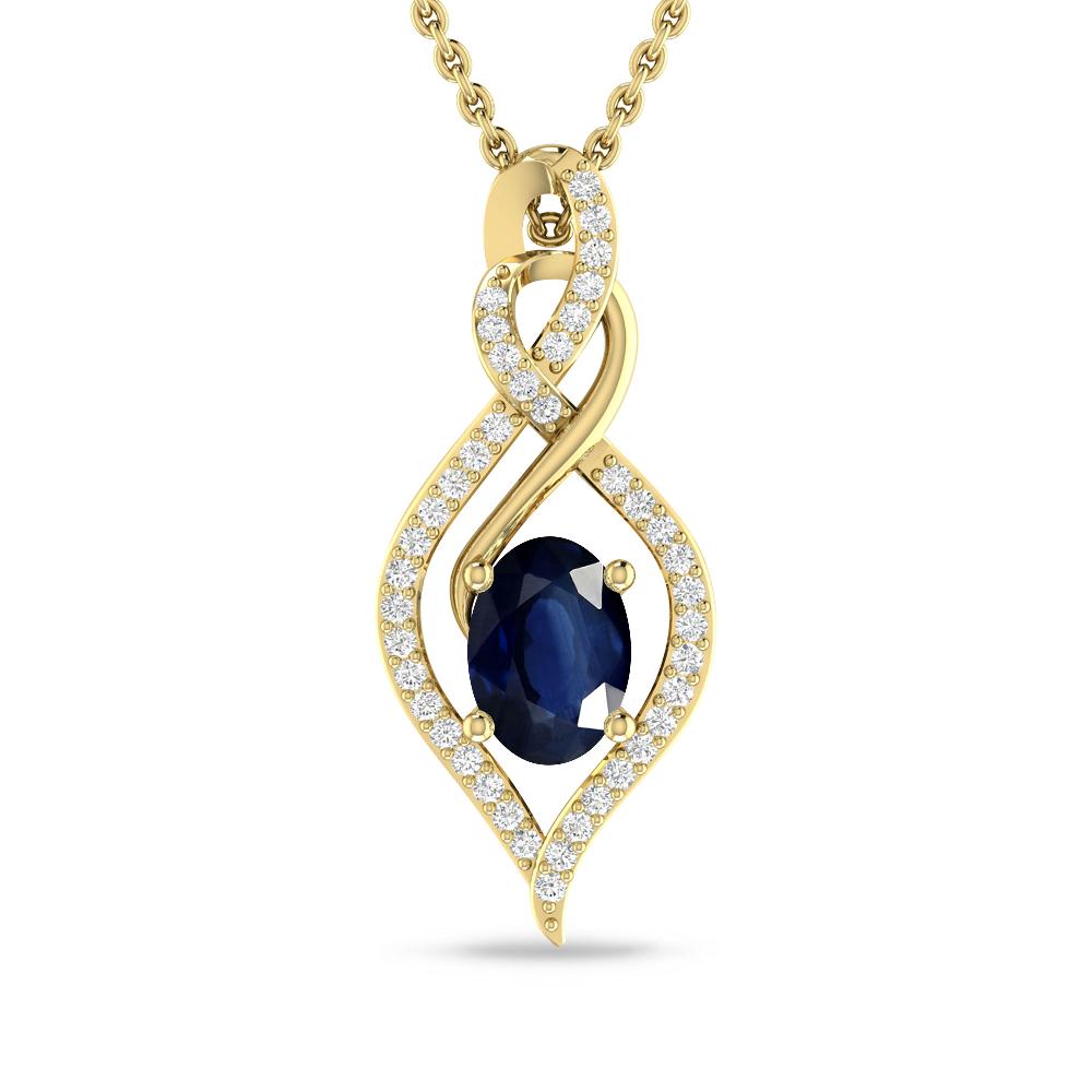 Yellow Gold - Sapphire