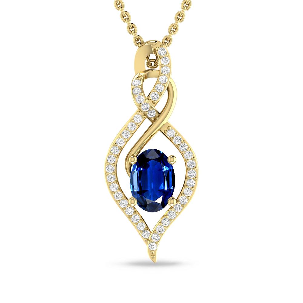 Yellow Gold - Sapphire