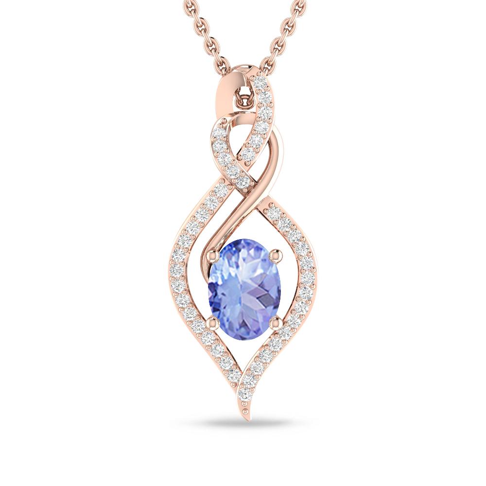 Rose Gold - Tanzanite