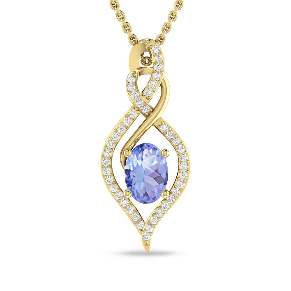 Yellow Gold - Tanzanite