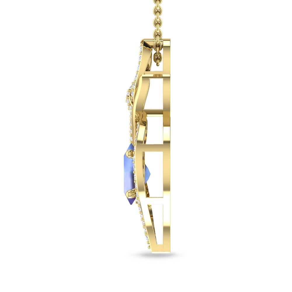 Yellow Gold - Tanzanite