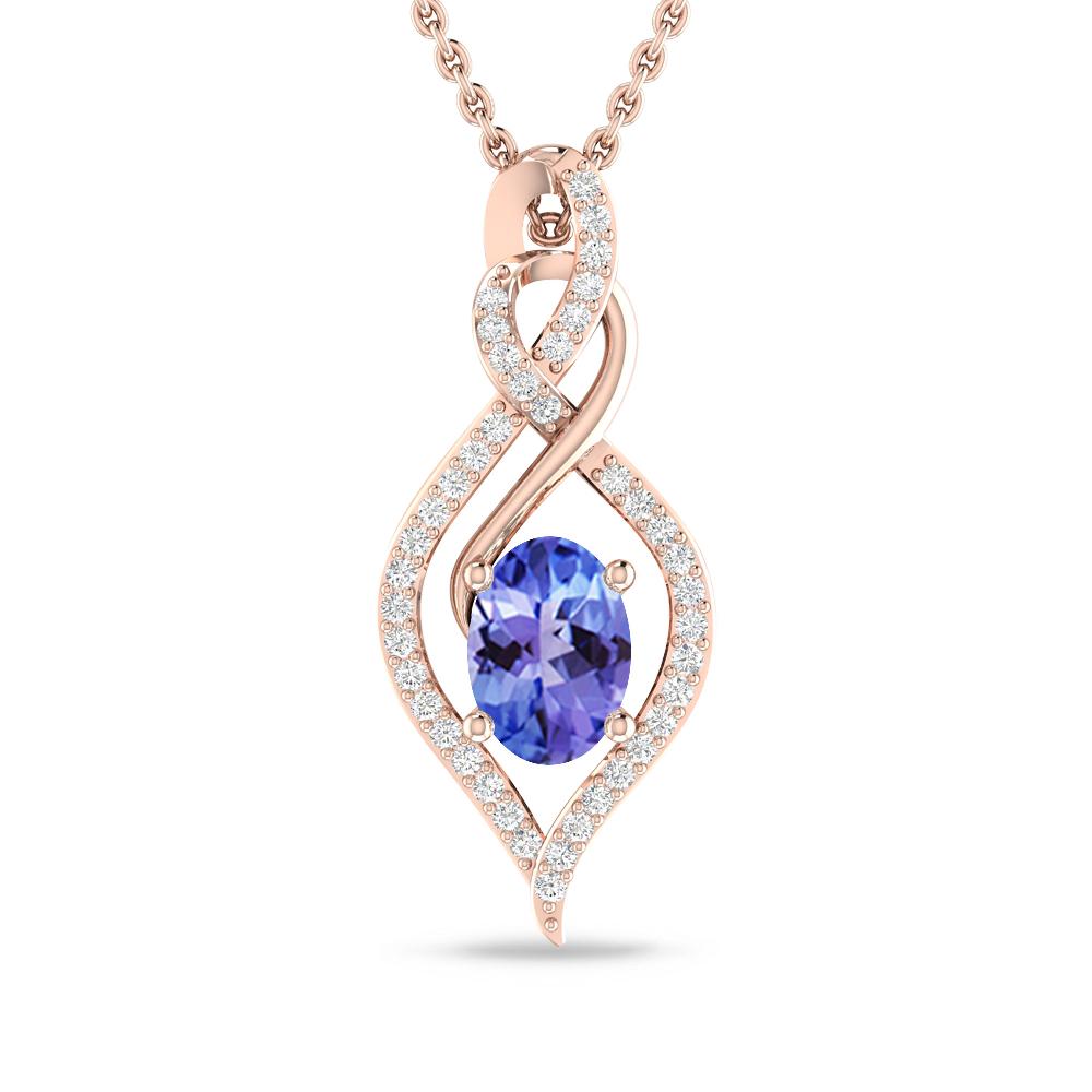 Rose Gold - Tanzanite