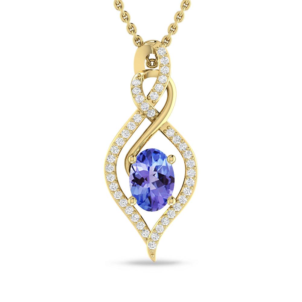 Yellow Gold - Tanzanite